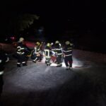 Požár maringotky na sjezdovce ve Velké Úpě