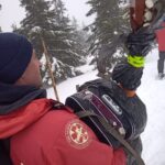 Hasiči nacvičovali pomoc v zimním terénu