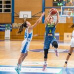 Basket, ŽBL: Trutnov - USK Praha 45:124