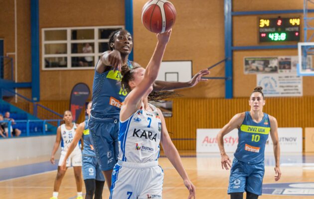 Ženská basketbalová liga: Trutnov - USK 47:95