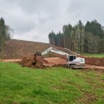 Příprava dálnice D11 u Trutnova