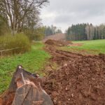 Příprava dálnice D11 u Trutnova