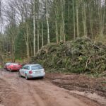 Příprava dálnice D11 u Trutnova