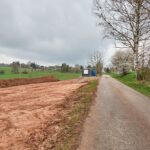 Příprava dálnice D11 u Trutnova