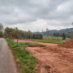 Příprava dálnice D11 u Trutnova