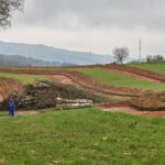 Příprava dálnice D11 u Trutnova