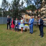 Poklepání základního kamene stavby domova pro seniory ve Vrchlabí