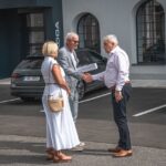 Odhalení sochy Nákup vozu v Autostylu