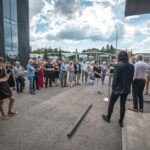 Odhalení sochy Nákup vozu v Autostylu
