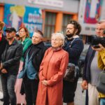 Odhalení sochy Jízda Veroniky Psotkové v Trutnově