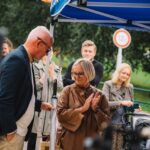 Odhalení sochy Jízda Veroniky Psotkové v Trutnově