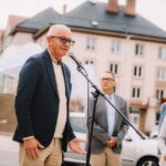 Odhalení sochy Jízda Veroniky Psotkové v Trutnově