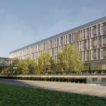 Vizualizace nových budov kampusu Univerzity Karlovy pro lékařskou a farmaceutickou fakultu