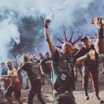 Druhý den punkového festivalu Pod Parou na Bojišti