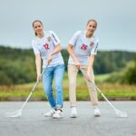 Florbalistky Radka a Simona Korbelářovy