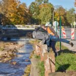 Průzkum stavu podloží na Úpském nábřeží v Trutnově