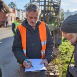 Průzkum stavu podloží na Úpském nábřeží v Trutnově