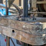 Průzkum stavu podloží na Úpském nábřeží v Trutnově