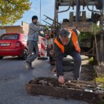 Průzkum stavu podloží na Úpském nábřeží v Trutnově