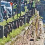 Průzkum stavu podloží na Úpském nábřeží v Trutnově