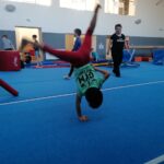 Soustředění malých gymnastů Spartaku v Poděbradech