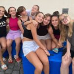 Gymnastky Spartaku Trutnov na soustředění v Hostinném