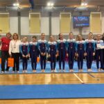 Gymnastky Spartaku Trutnov na teamgymovém poháru v Kadani
