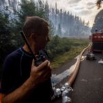 Královéhradečtí hasiči pomáhají v boji s ohněm v Českém Švýcarsku