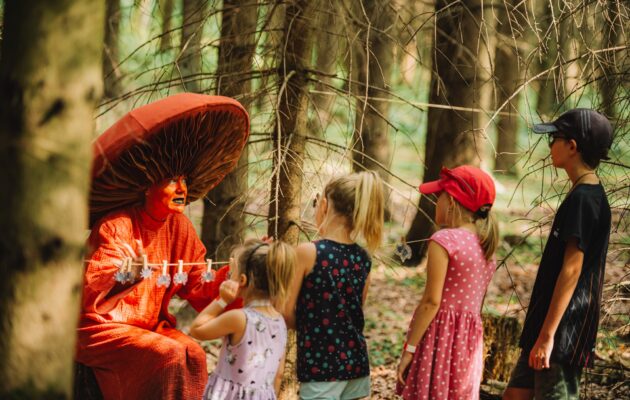 FOTO: Návštěvníci v lesoparku potkávali oživlé  muchomůrky a další houby