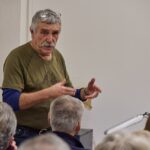 Promítání filmu o Jiřím Jůzlovi v muzeu