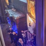 Olga Lounová a Filip Rožek v kostele v Chotěvicích