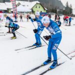 Krakonošova 12 v běhu na lyžích na Nových Dvorech