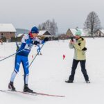 Krakonošova 12 v běhu na lyžích na Nových Dvorech