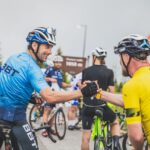 Společná vyjížďka před Krakonošovým cyklomaratonem