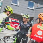 Společná vyjížďka před Krakonošovým cyklomaratonem