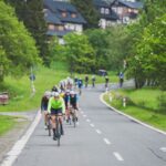 Společná vyjížďka před Krakonošovým cyklomaratonem