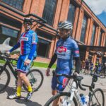 Společná vyjížďka před Krakonošovým cyklomaratonem