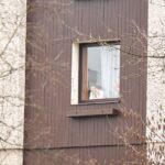 Instalace konstrukce druhého dílu lávky nad Struhou