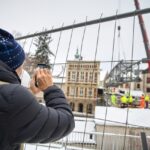 První díl konstrukce lávky Na Struze