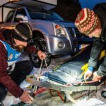 Start 28. ročníku Ledové jízdy v Peci pod Sněžkou