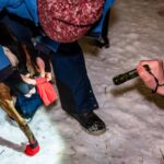Start 28. ročníku Ledové jízdy v Peci pod Sněžkou