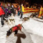 Start 28. ročníku Ledové jízdy v Peci pod Sněžkou