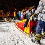 Start 28. ročníku Ledové jízdy v Peci pod Sněžkou