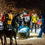 Start 28. ročníku Ledové jízdy v Peci pod Sněžkou