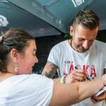 Michal Hrůza s kapelou na Štěrbově vile
