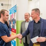 Kasper ocenil mladíky z průmyslovky