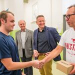 Kasper ocenil mladíky z průmyslovky