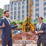 Zahájení stavby nového pavilonu oddělení klinické biochemie v trutnovské nemocnici