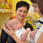 Instruktorka plavání kojenců a batolat Nicole Lisá