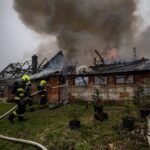 Požár chalupy v Novém Záboří
